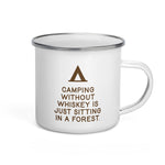 Camping without whiskey.