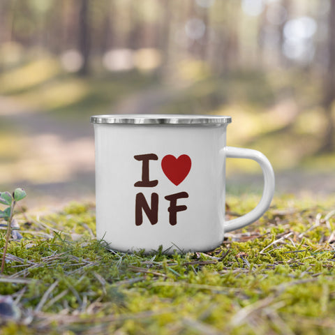 I Love National Forests — Enamel Camping Mug